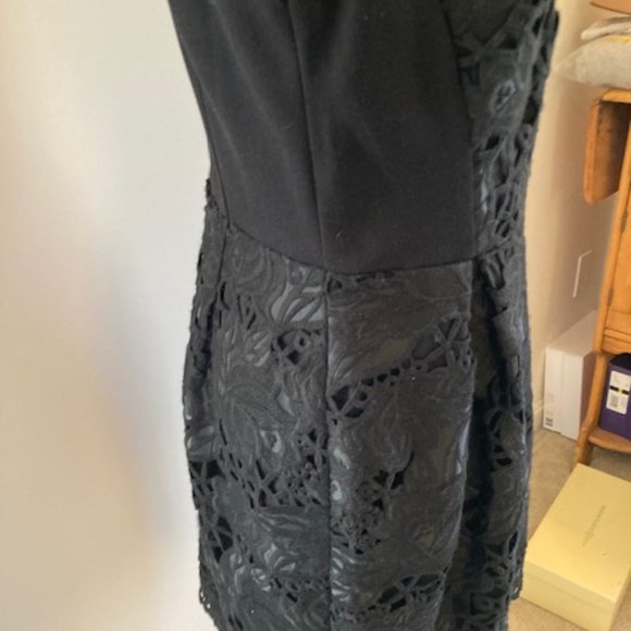 Club Monaco NEW black lace dress size 10 - Picture 7 of 8